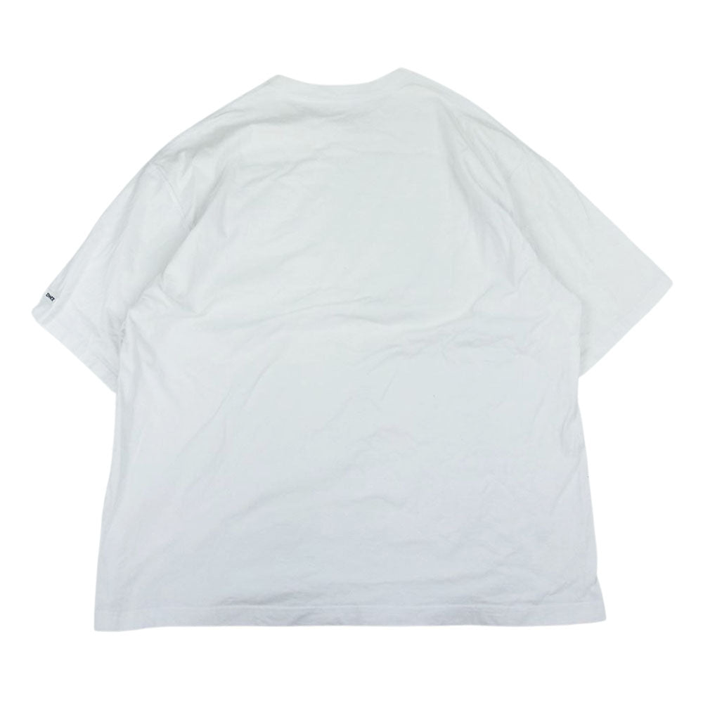 エンノイ スタイリスト私物 21SS SS21BRENCT09NTL 袖ロゴ 半袖 Tシャツ ホワイト系 XL【中古】