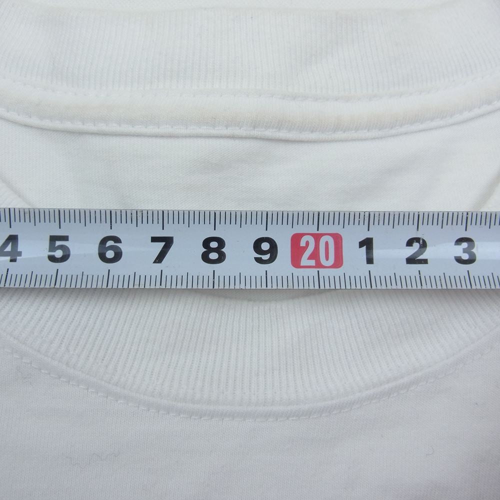 エンノイ スタイリスト私物 21SS SS21BRENCT09NTL 袖ロゴ 半袖 Tシャツ ホワイト系 XL【中古】