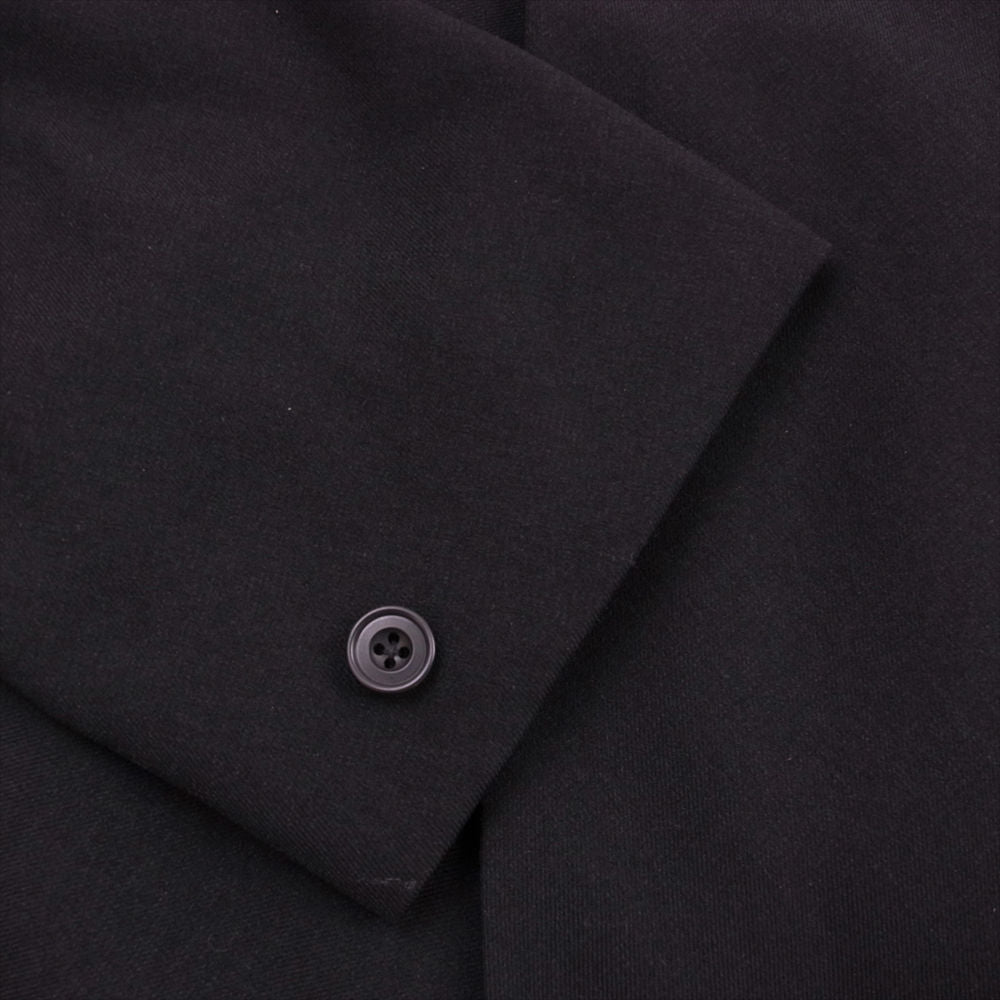 Needles ニードルス 裏地ペイズリー柄 1B テーラードジャケット ウール スラックスパンツ セットアップ スーツ ブラック系 パープル系 M【中古】