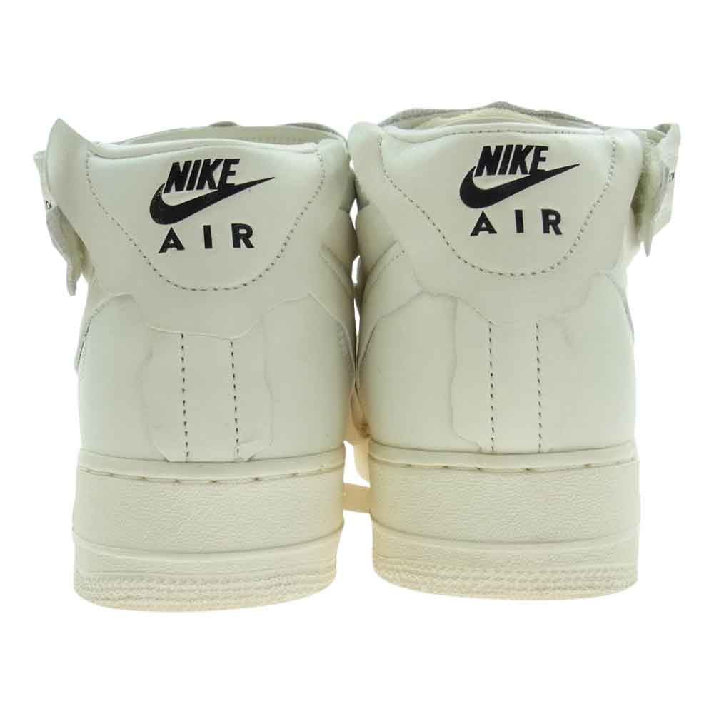 NIKE ナイキ COMME DES GARCONS コムデギャルソン DC3601-100 Air Force 1 Mid AF1 エアフォース1 ミッド スニーカー オフホワイト系【極上美品】【中古】