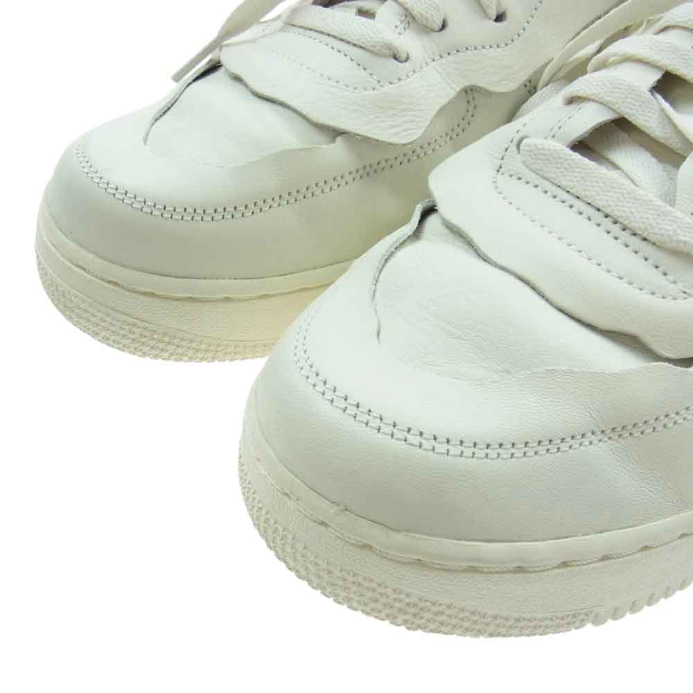NIKE ナイキ COMME DES GARCONS コムデギャルソン DC3601-100 Air Force 1 Mid AF1 エアフォース1 ミッド スニーカー オフホワイト系【極上美品】【中古】