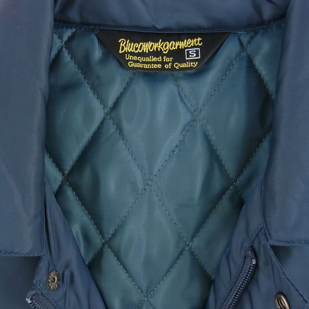 ブルコ OL-051-022 QUILTING COACH JACKET キルティング コーチ ジャケット ネイビー系 S【中古】