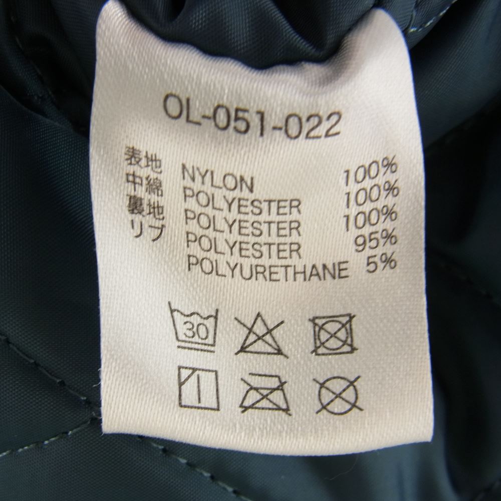 ブルコ OL-051-022 QUILTING COACH JACKET キルティング コーチ ジャケット ネイビー系 S【中古】