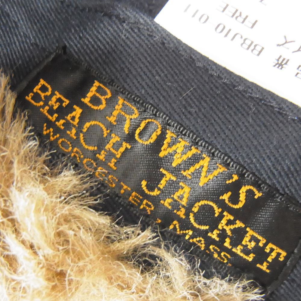 FULLCOUNT フルカウント Browns BEACH 復刻 ブラウンズビーチ FLIGHT CAP フライト キャップ 帽子 チャコール系 FREE【中古】