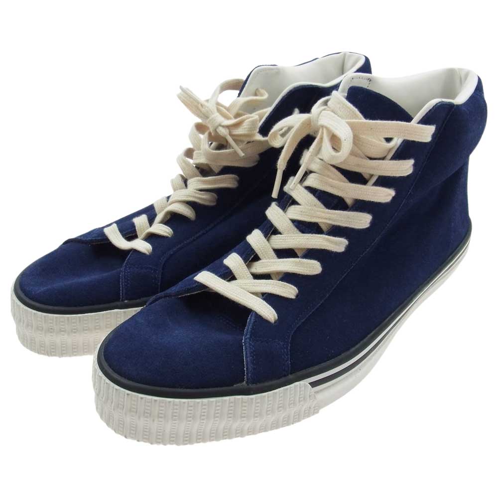 WAREHOUSE ウエアハウス HI CUT SUEDE SNEAKER ハイカット スウェード スニーカー ブルー系 ホワイト系 US9【中古】
