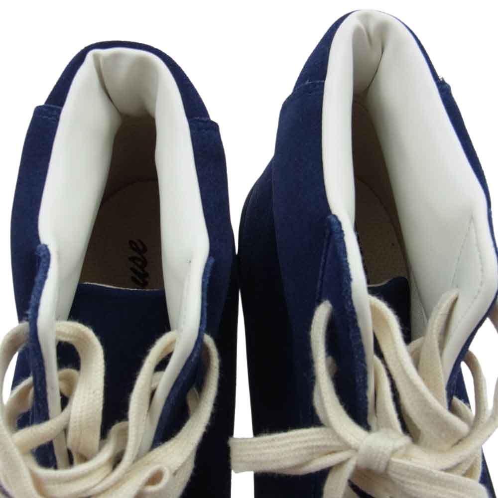 WAREHOUSE ウエアハウス HI CUT SUEDE SNEAKER ハイカット スウェード スニーカー ブルー系 ホワイト系 US9【中古】