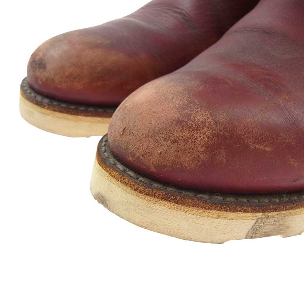 RED WING レッドウィング 875 刺繍羽タグ Moc Toe モックトゥブーツ エンジ系 US8.5E【中古】