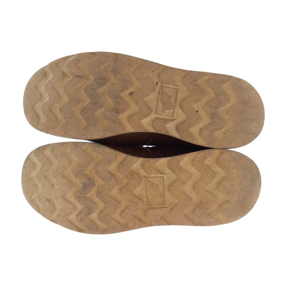 RED WING レッドウィング 875 モックトゥ ブーツ 刺繍羽タグ ブラウン系 US8.5E【中古】