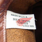 RED WING レッドウィング 875 モックトゥ ブーツ 刺繍羽タグ ブラウン系 US8.5E【中古】