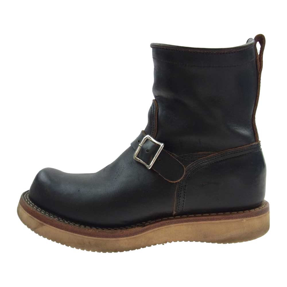 VIBERG ヴァイバーグ SHORT SHIFT ショートシフト エンジニア ブーツ ブラック系 M UK8【中古】