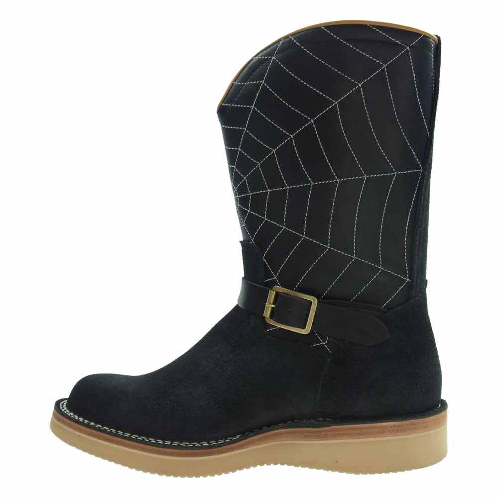 ウエストライド 106 BIG CHIEF BOOTS SPIDER ENGINEER BOOTS スパイダー エンジニア ブーツ ブラック系 ベージュ系 9HE【中古】