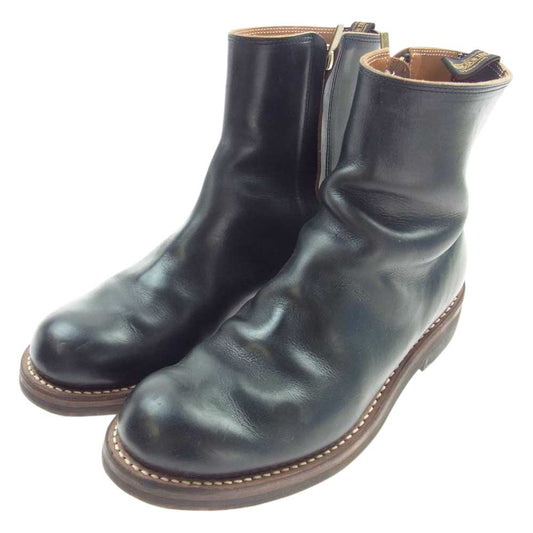 ROLLING DUB TRIO ローリングダブトリオ A14 CASPER HORWEEN CHROMEXCEL ホーウィン社 クロムエクセルレザー キャスパー サイドジップ ブーツ ブラック系 ダークブラウン系 26.5cm【中古】