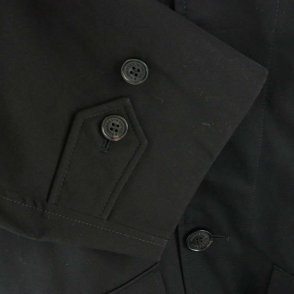 Supreme シュプリーム 22SS Burberry バーバリー Leather Collar Trench レザーカラー トレンチコート ブラック系 M【新古品】【未使用】【中古】