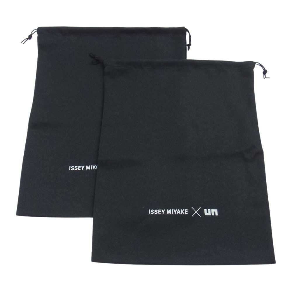 ISSEY MIYAKE イッセイミヤケ UN ユナイテッドヌード ポインテッドトゥ レザー ラップシューズ ブラック系【美品】【中古】