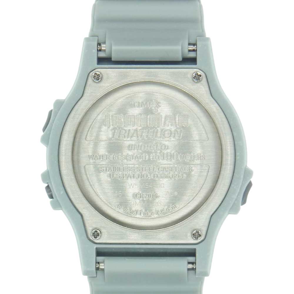 TIMEX タイメックス TW5M54500 IRONMAN 8LAP アイアンマン 8ラップ デジタルウォッチ 腕時計 グレー系【美品】【中古】