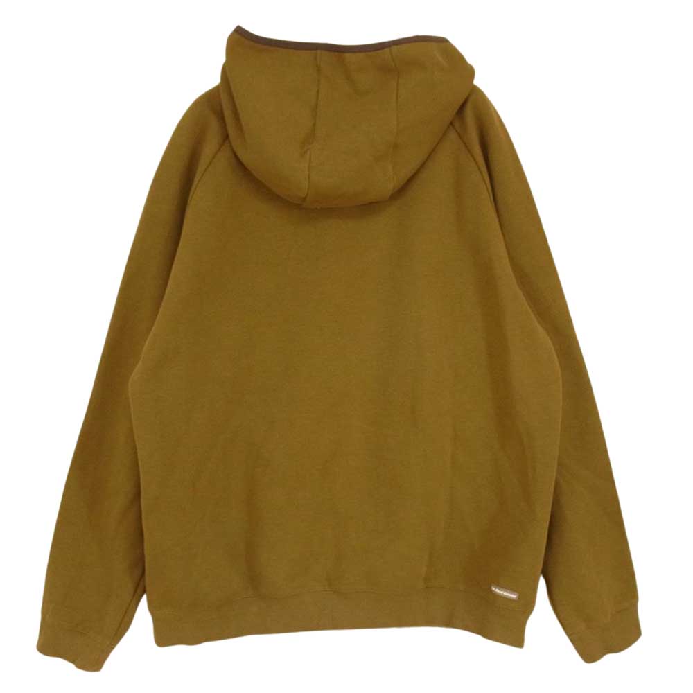 F.C.R.B. エフシーアールビー 20AW FCRB-202066 AUTHENTIC LOGO SWEAT HOODIE オーセンティック ロゴ スウェット フーディ ブラウン系 XL【中古】