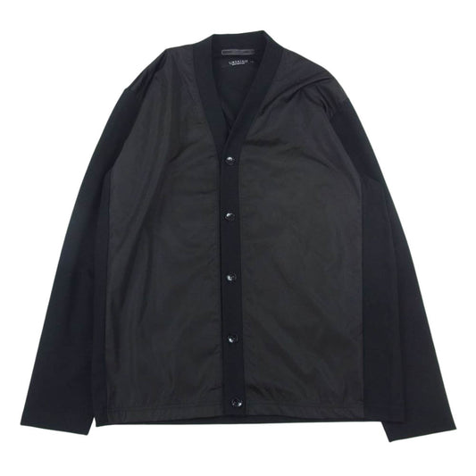 SOPH ソフ SOPH-220009 LIMONTA NYLON FRONT PANELED CARDIGAN リモンタナイロン フロントパネル切替 カーディガン ブラック系 XL【美品】【中古】
