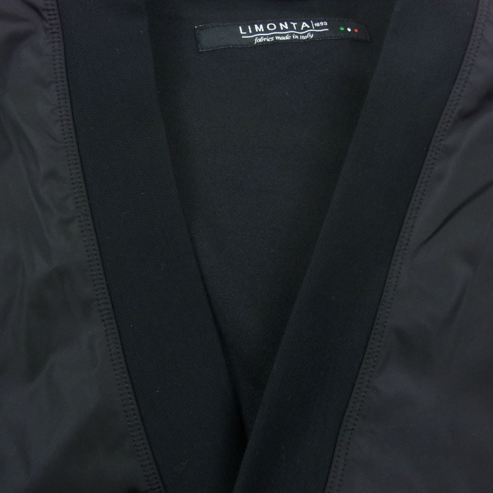 SOPH ソフ SOPH-220009 LIMONTA NYLON FRONT PANELED CARDIGAN リモンタナイロン フロントパネル切替 カーディガン ブラック系 XL【美品】【中古】