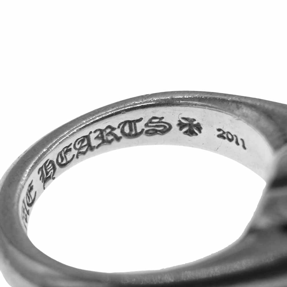 CHROME HEARTS クロムハーツ（原本無） カットアウト CHプラス スモール リング シルバー系 6.5号【中古】