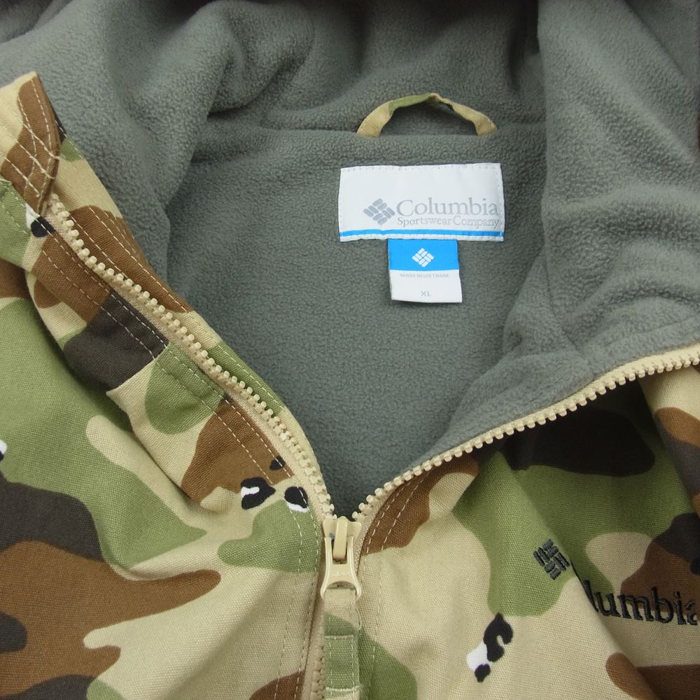 Columbia コロンビア PM3466 Loma Vista Hoodie Jacket ロマビスタ フーディー ジャケット カーキ系 XL【中古】