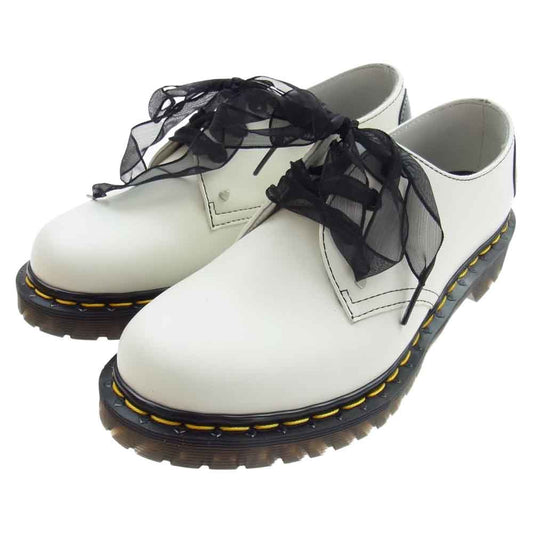 Dr.Martens ドクターマーチン 1461 HEARTS 3ホール  マルチ ハート レザー シューズ ホワイト系 ブラック系 UK5【極上美品】【中古】