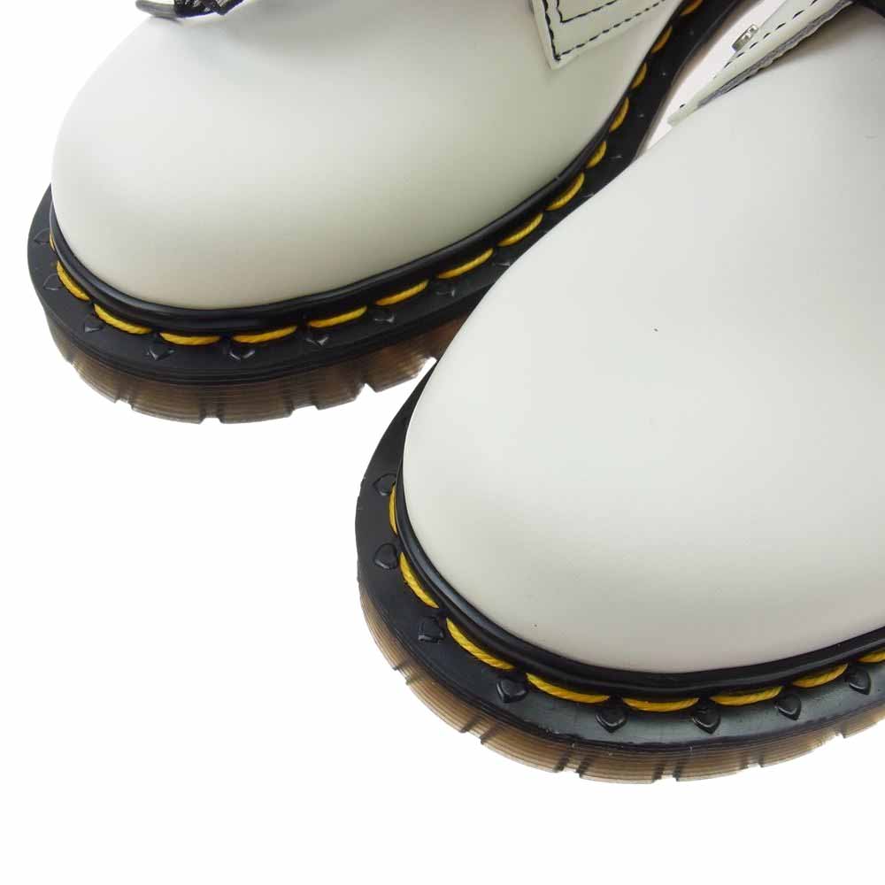 Dr.Martens ドクターマーチン 1461 HEARTS 3ホール  マルチ ハート レザー シューズ ホワイト系 ブラック系 UK5【極上美品】【中古】