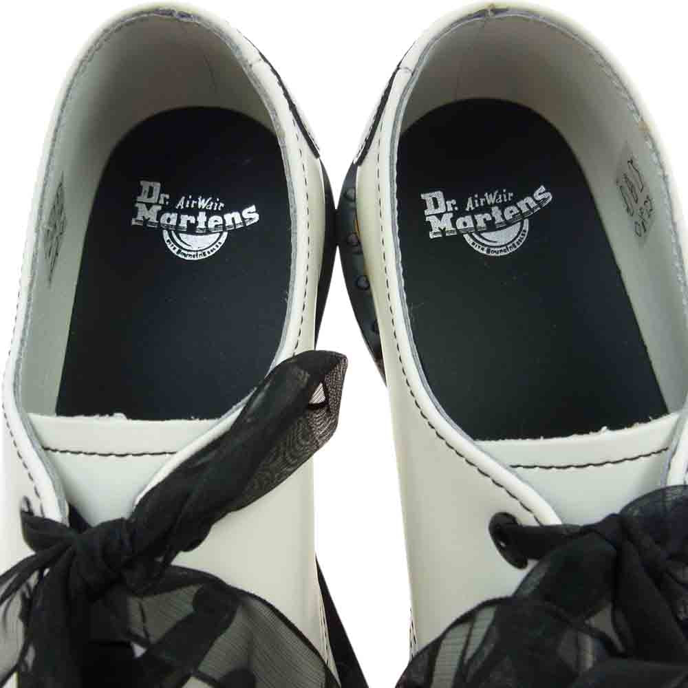Dr.Martens ドクターマーチン 1461 HEARTS 3ホール  マルチ ハート レザー シューズ ホワイト系 ブラック系 UK5【極上美品】【中古】