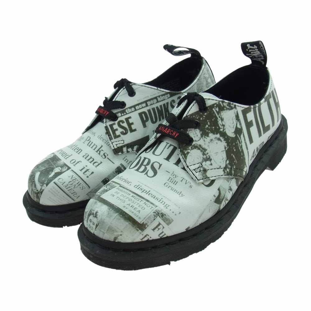 Dr.Martens ドクターマーチン 1461 SEX PISTOLS 3E セックス ピストルズ  3ホール シューズ ホワイト系 ブラック系 レッド系、チャコール系 UK5【中古】