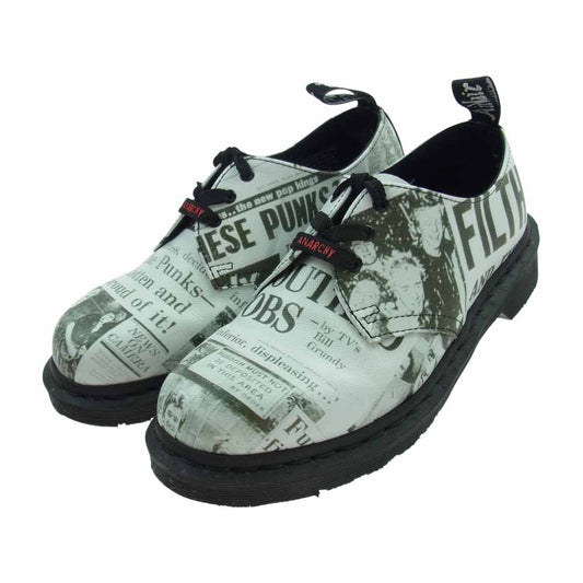 Dr.Martens ドクターマーチン 1461 SEX PISTOLS 3E セックス ピストルズ  3ホール シューズ ホワイト系 ブラック系 レッド系、チャコール系 UK5【中古】