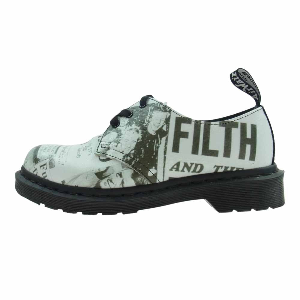 Dr.Martens ドクターマーチン 1461 SEX PISTOLS 3E セックス ピストルズ  3ホール シューズ ホワイト系 ブラック系 レッド系、チャコール系 UK5【中古】