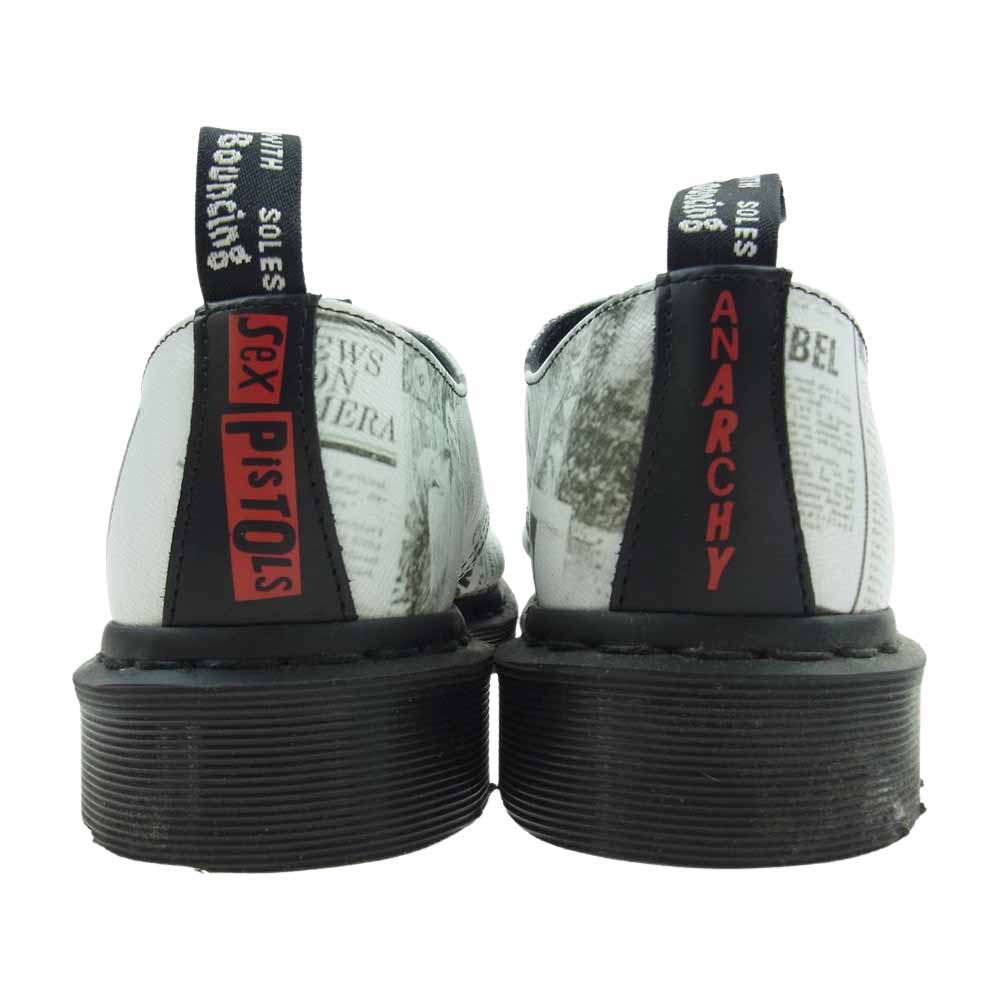 Dr.Martens ドクターマーチン 1461 SEX PISTOLS 3E セックス ピストルズ  3ホール シューズ ホワイト系 ブラック系 レッド系、チャコール系 UK5【中古】