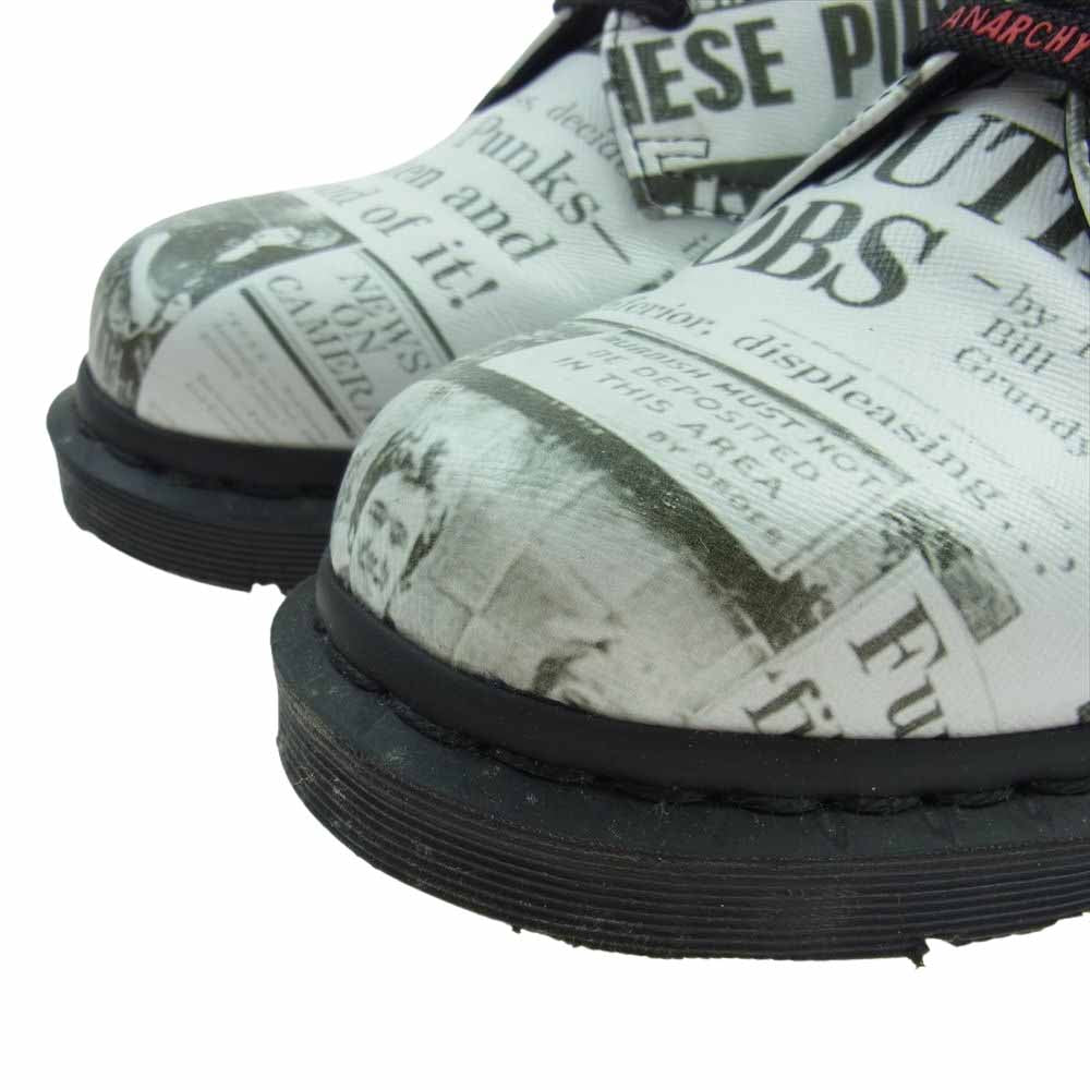 Dr.Martens ドクターマーチン 1461 SEX PISTOLS 3E セックス ピストルズ  3ホール シューズ ホワイト系 ブラック系 レッド系、チャコール系 UK5【中古】