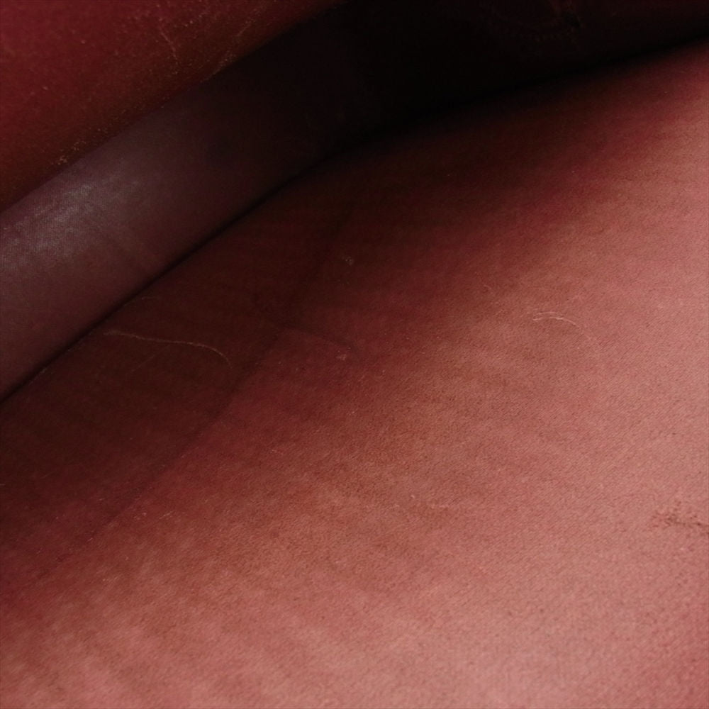 Dr.Martens ドクターマーチン 11inch LEATHER SATCHEL レザー サッチェル バッグ  エンジ系【美品】【中古】