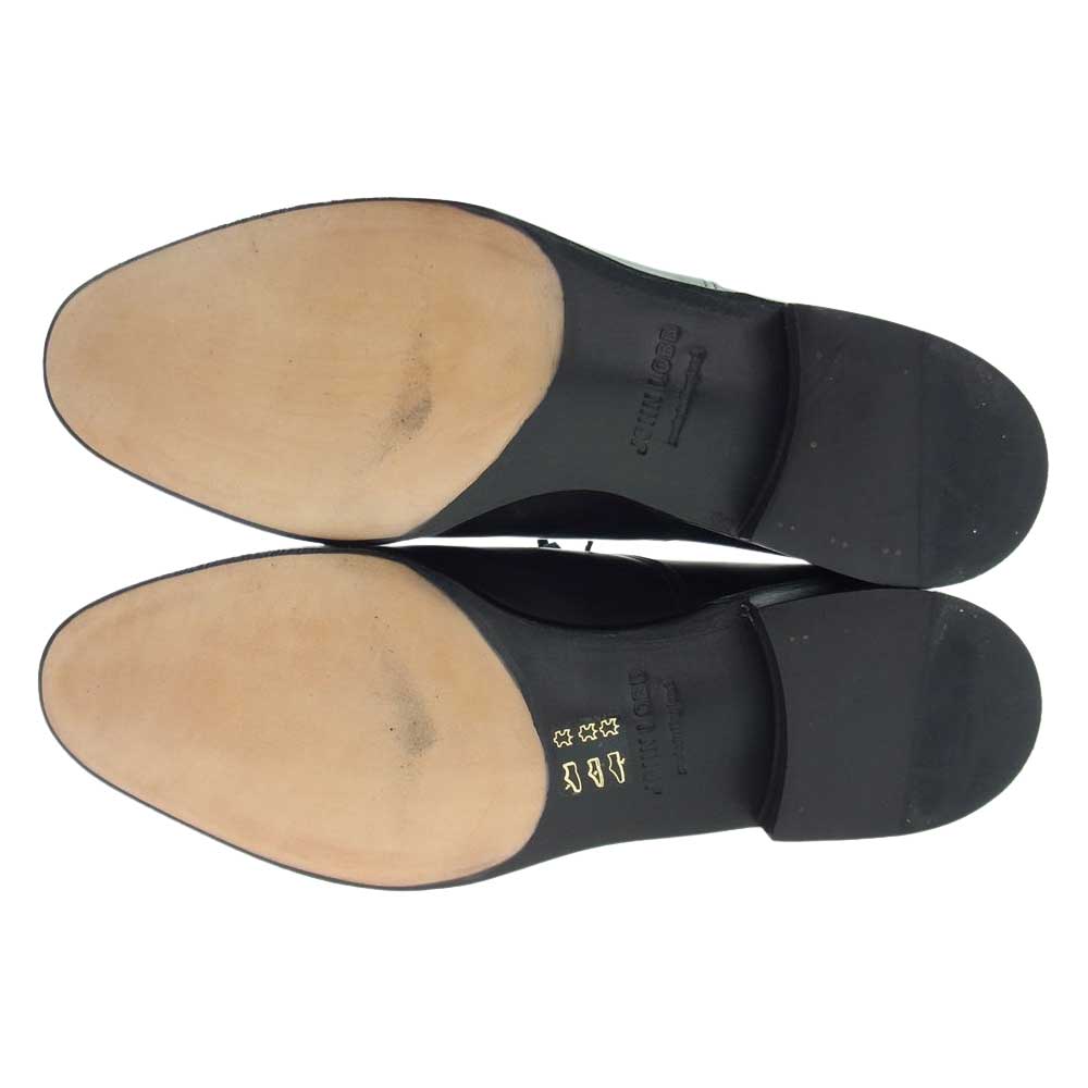 John Lobb ジョンロブ PHILIP フィリップ パンチドキャップトゥ ドレスシューズ ブラック系 6.5E【極上美品】【中古】