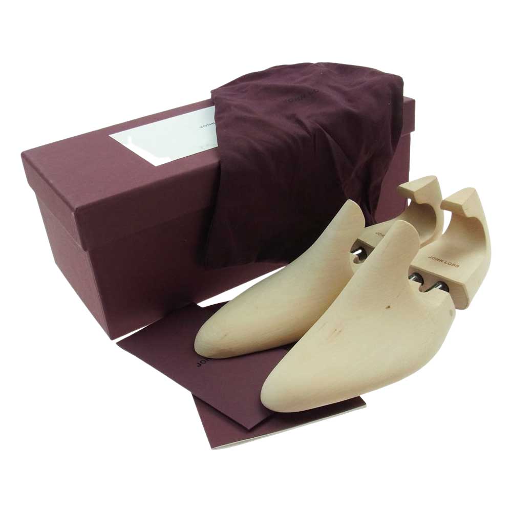 John Lobb ジョンロブ PHILIP フィリップ パンチドキャップトゥ ドレスシューズ ブラック系 6.5E【極上美品】【中古】