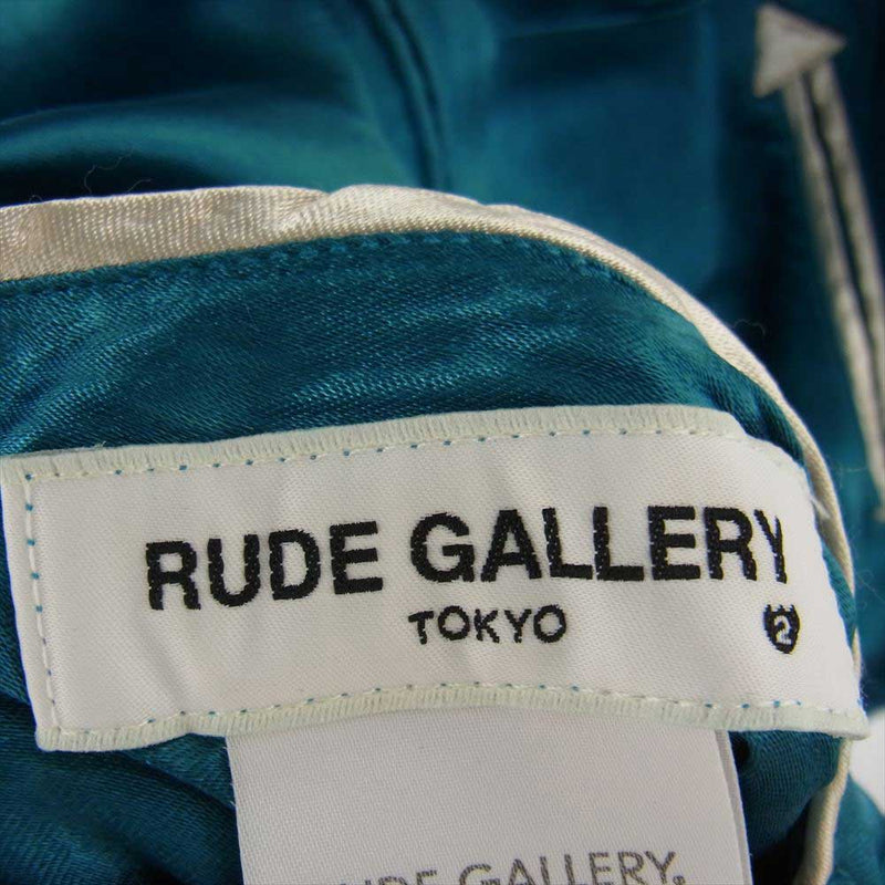 RUDE GALLERY ルードギャラリー 16AW マリア 刺繍 スカジャン ブルゾン ブルー系 ブラック系【中古】