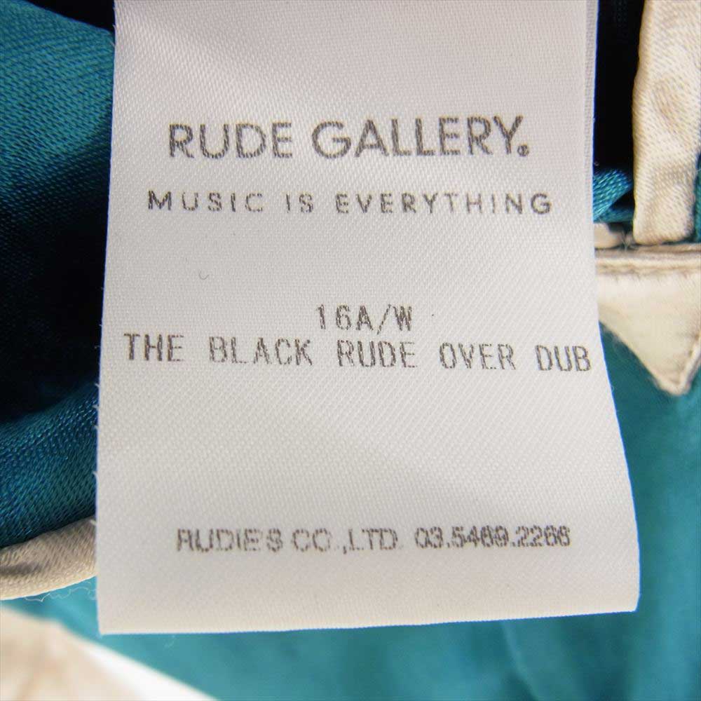 RUDE GALLERY ルードギャラリー 16AW マリア 刺繍 スカジャン ブルゾン ブルー系 ブラック系【中古】