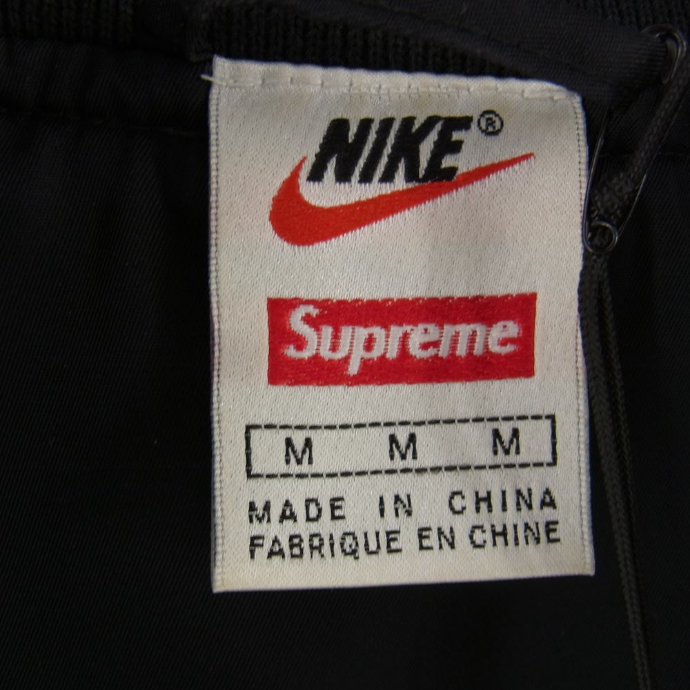 Supreme シュプリーム 18SS NIKE ナイキ NBA Teams Warm-Up Jacket チームワッペン ウォームアップ ブルゾン ジャケット ブラック系 M【中古】