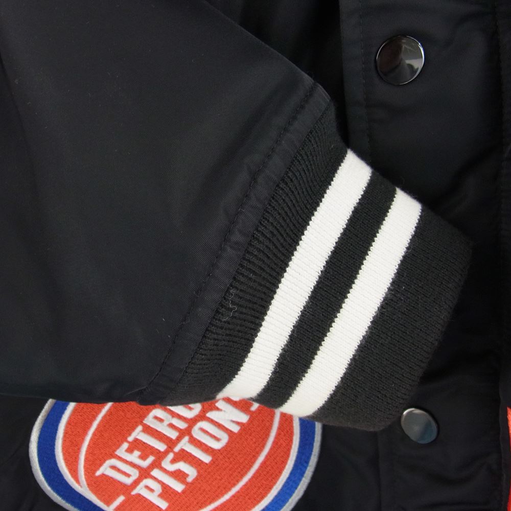Supreme シュプリーム 18SS NIKE ナイキ NBA Teams Warm-Up Jacket チームワッペン ウォームアップ ブルゾン ジャケット ブラック系 M【中古】