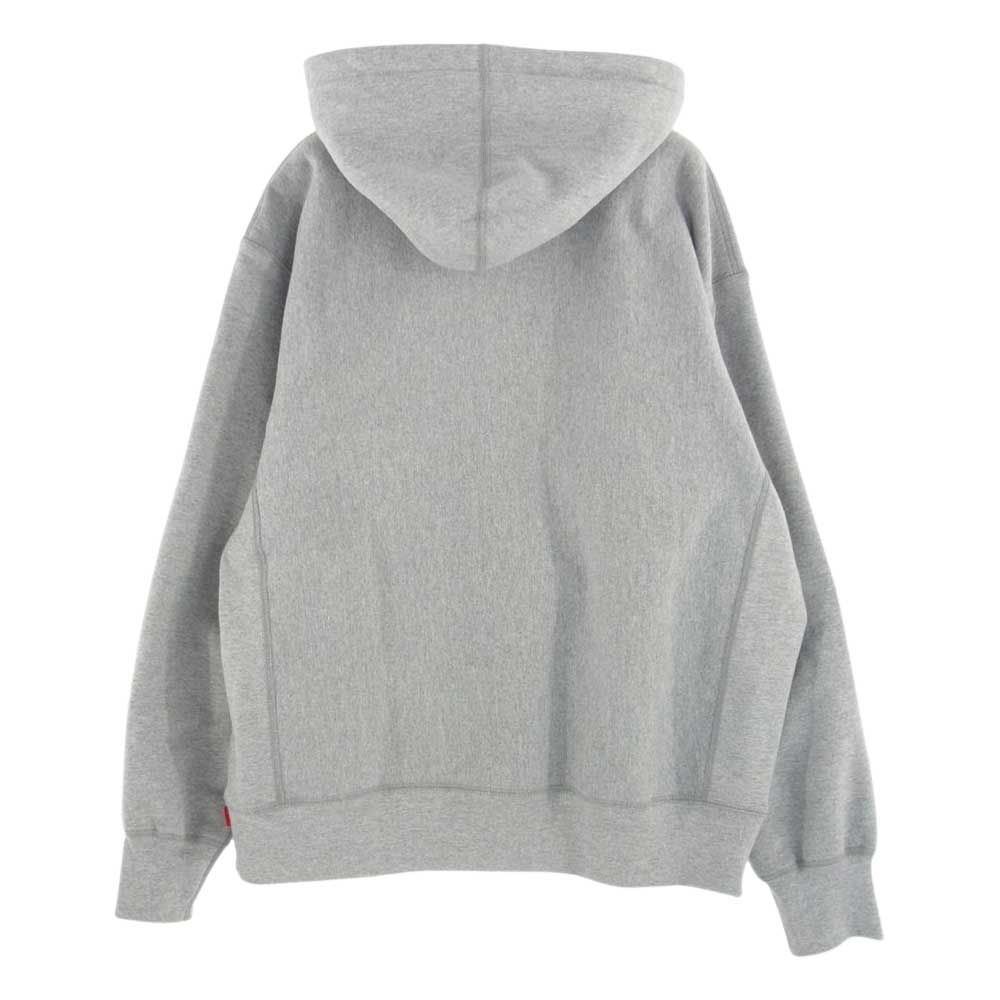 Supreme シュプリーム 20AW Cross Box Logo Hooded Sweatshirt クロスボックスロゴ プルオーバー パーカー フーディ グレー系 M【中古】