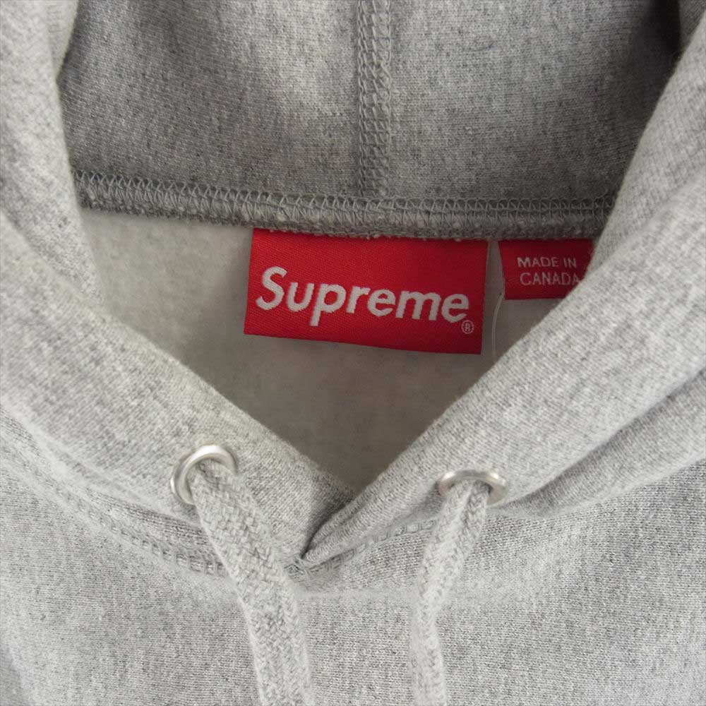 Supreme シュプリーム 20AW Cross Box Logo Hooded Sweatshirt クロスボックスロゴ プルオーバー パーカー フーディ グレー系 M【中古】