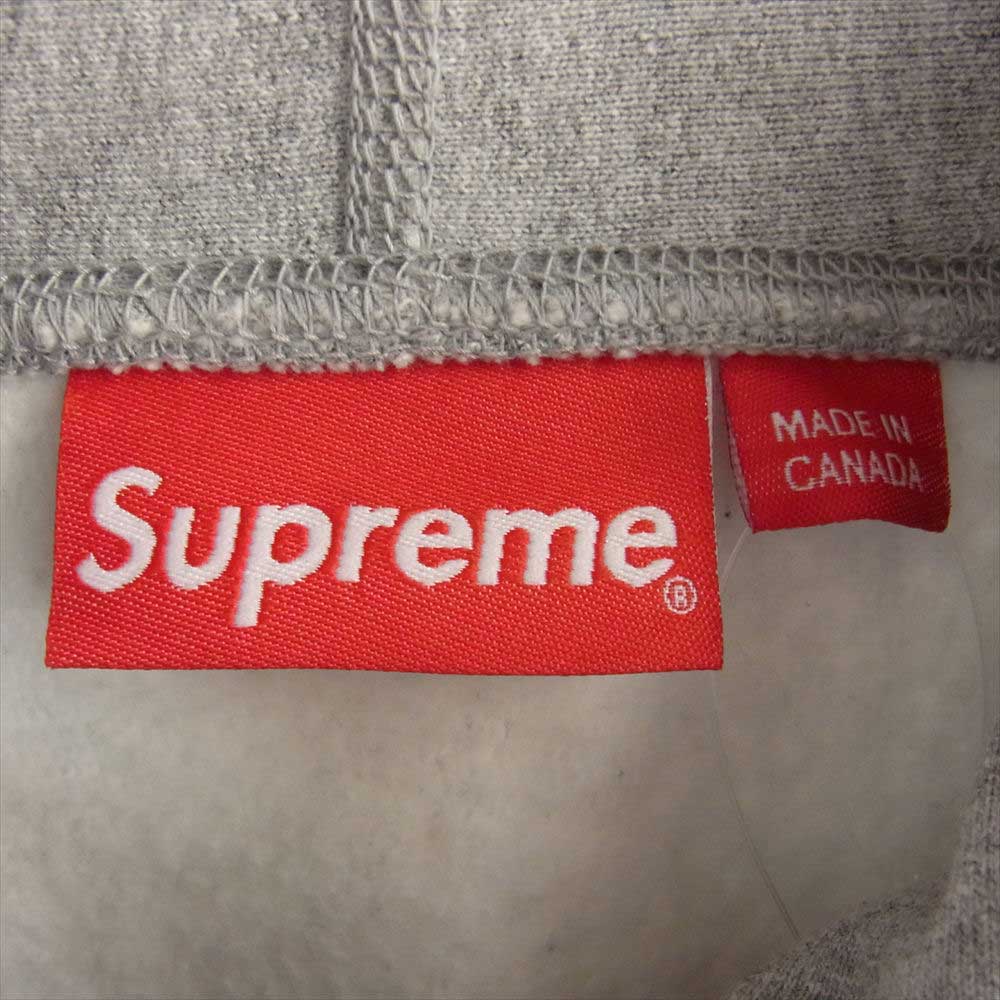 Supreme シュプリーム 20AW Cross Box Logo Hooded Sweatshirt クロスボックスロゴ プルオーバー パーカー フーディ グレー系 M【中古】