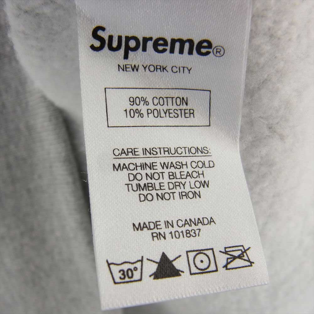 Supreme シュプリーム 20AW Cross Box Logo Hooded Sweatshirt クロスボックスロゴ プルオーバー パーカー フーディ グレー系 M【中古】