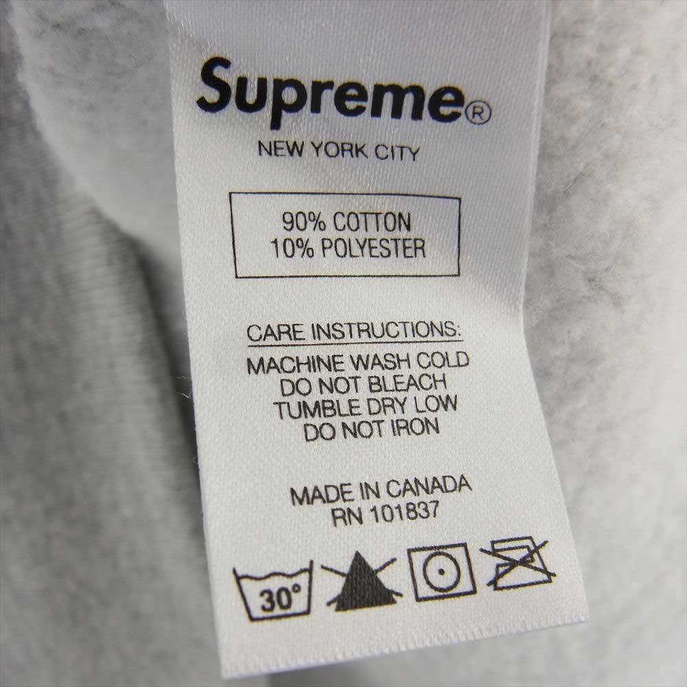 Supreme シュプリーム 20AW Cross Box Logo Hooded Sweatshirt クロスボックスロゴ プルオーバー パーカー  フーディ グレー系 M【中古】