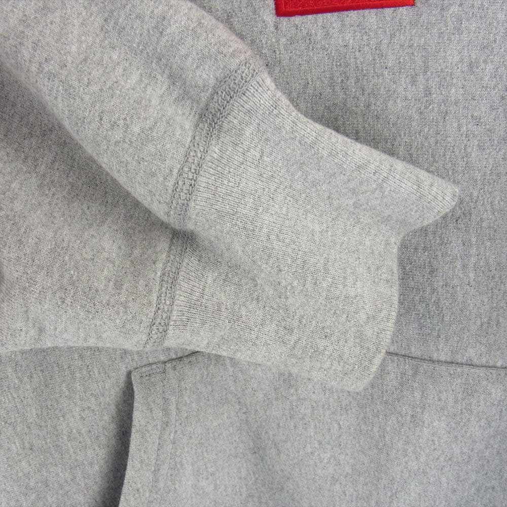 Supreme シュプリーム 20AW Cross Box Logo Hooded Sweatshirt クロスボックスロゴ プルオーバー パーカー フーディ グレー系 M【中古】