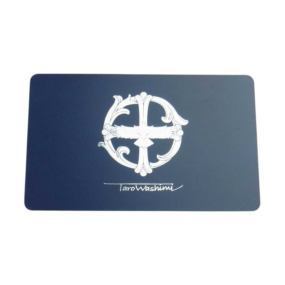 TARO WASHIMI ワシミタロウ 鷲見太郎 購入時ギャランティ付属 WSR6 K18 コンチョ付き 印台 リング シルバー系 ゴールド系 18号【中古】