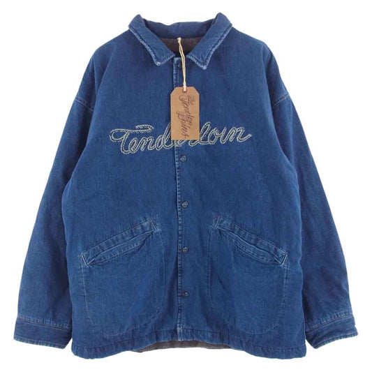 TENDERLOIN テンダーロイン DENIM BLANKET COACH JKT デニム ブランケット コーチジャケット ブルー系 M【美品】【中古】