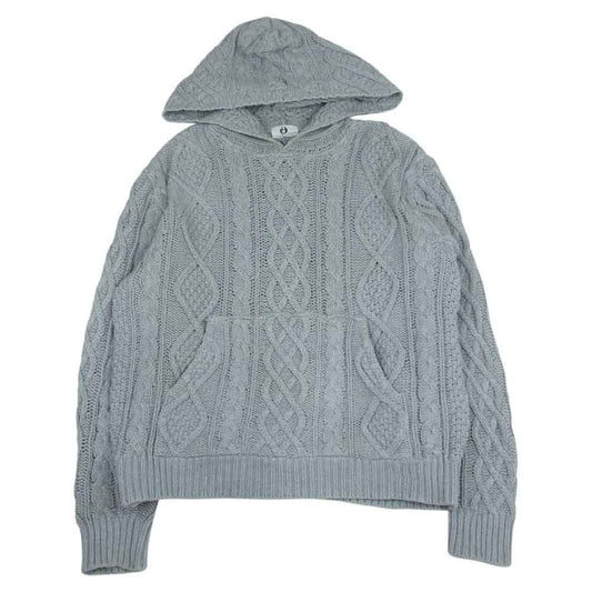 GOODENOUGH グッドイナフ 90s 後期 フィッシャーマン ニット パーカー グレー系【中古】