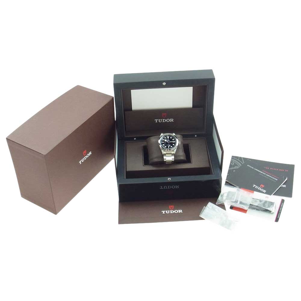 TUDOR チュードル M79500 ギャランティカード付属 ブラックベイ 36 自動巻き 腕時計 SS ウォッチ 文字盤ブラック【中古】