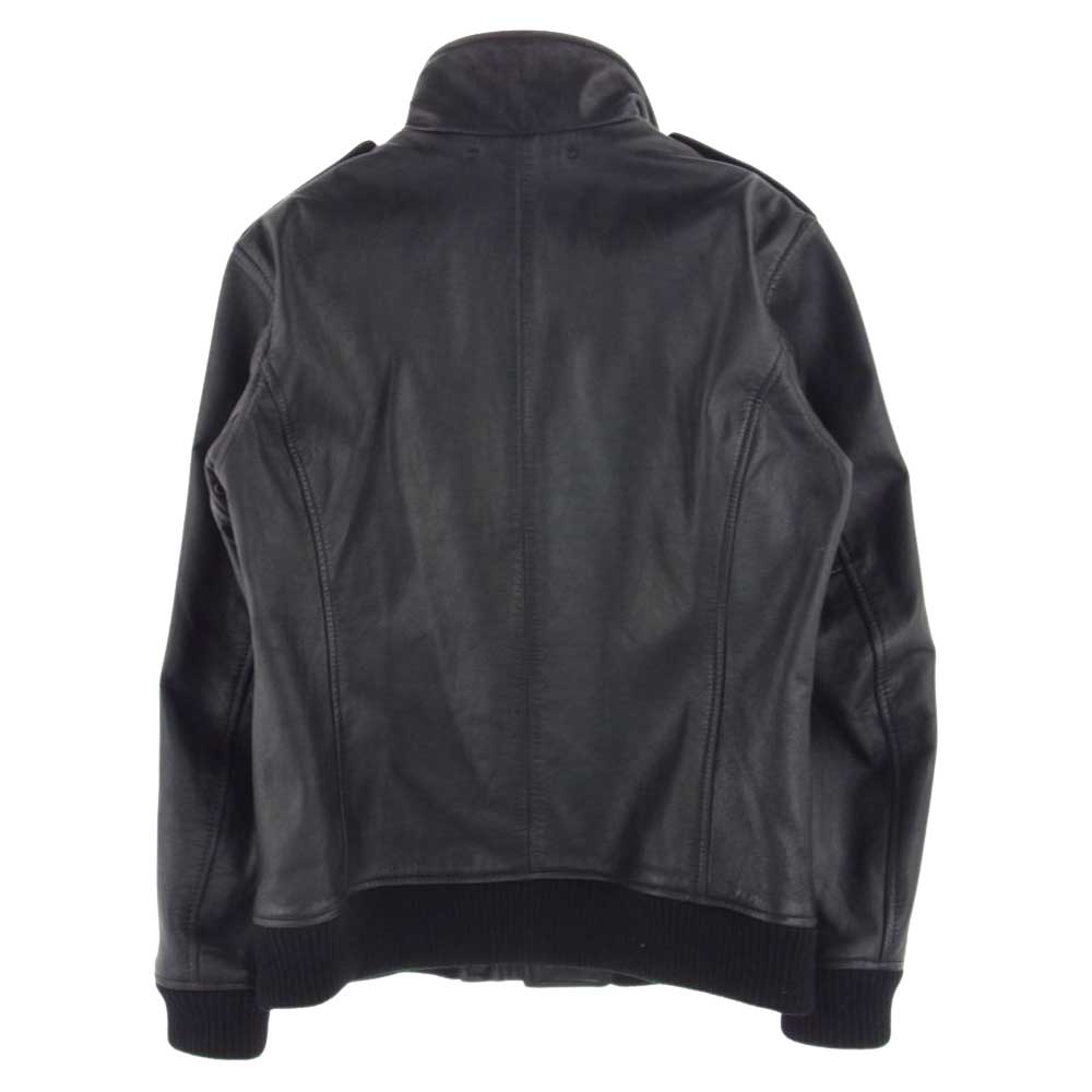 AVIREX アヴィレックス 6101030 Leather Jacket レザー ジャケット ブラック系 L【中古】